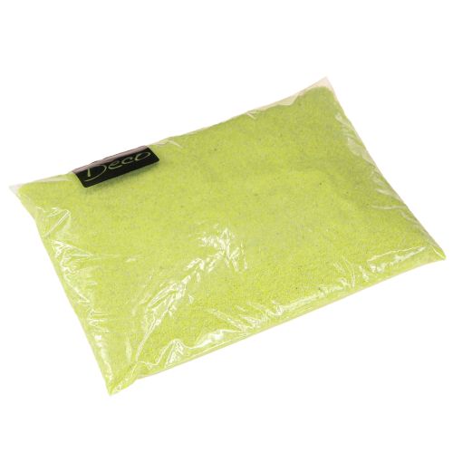 daiktų Dekoratyvinis smėlis geltonas neoninės spalvos smėlis 0,5 mm neoninės geltonos spalvos smėlis 1 kg