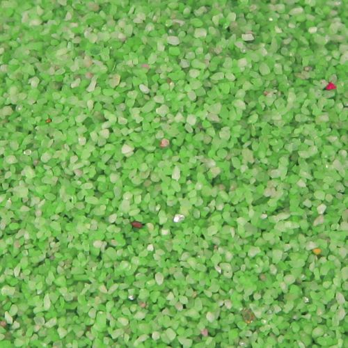 daiktų Dekoratyvinis smėlis žalias neoninis smėlis spalvotas smėlis 0,5 mm neoninė žalia 1 kg