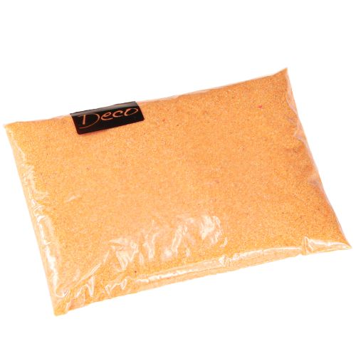 daiktų Dekoratyvinis smėlis oranžinis neoninės spalvos smėlis 0,5 mm 1 kg