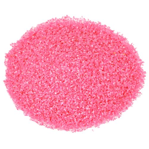Dekoratyvinis smėlis rožinis rankdarbių smėlis spalvotas smėlis 0,5 mm neoninės rožinės spalvos 1 kg