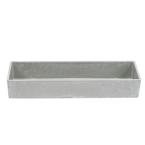 daiktų Dekoratyvinis dubuo kvadratinis pilkas 32cm x 10,5cm H5cm