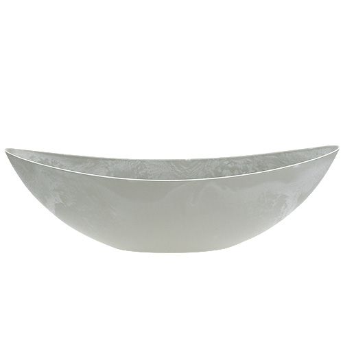 daiktų Dekoratyvinis dubuo šviesiai pilkas 55,5cm x 14cm H17,5cm 1 vnt