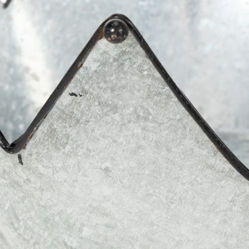 daiktų Dekoratyvinis dubenėlis su metaliniu vainikėliu Ø26,5/22,5/19 cm, 3 vnt. rinkinys