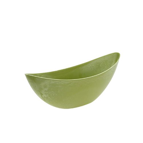daiktų Dekoratyvinis dubuo plastikinis šviesiai žalias 39cm x 13cm H13cm 1 vnt