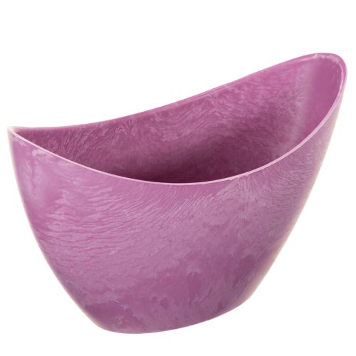 Dekoratyvinis dubuo plastikinis rožinis 20 cm x 9 cm A11,5 cm 1 vnt.