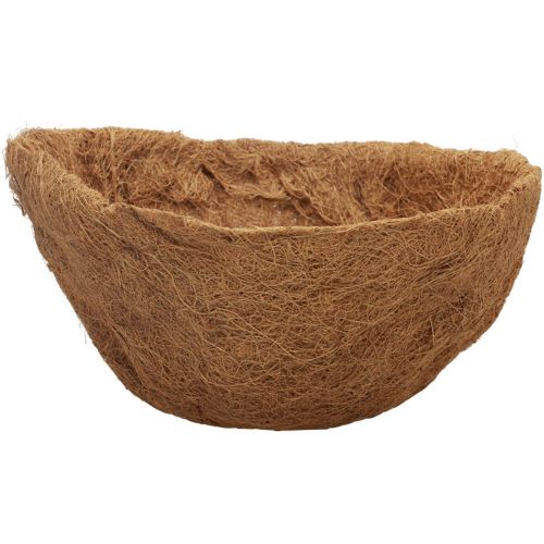 Gėlių dubuo apvalus, natūralaus pluošto dubuo, kokoso augalų dubuo apie 30 cm