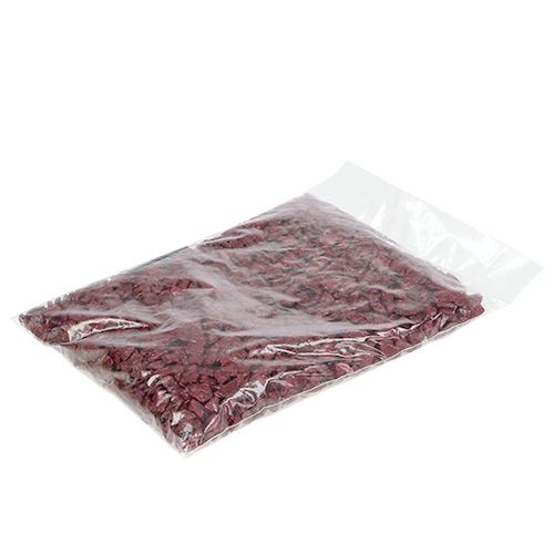 Floristik24 Dekoratyviniai akmenys 9mm - 13mm 2kg Bordo