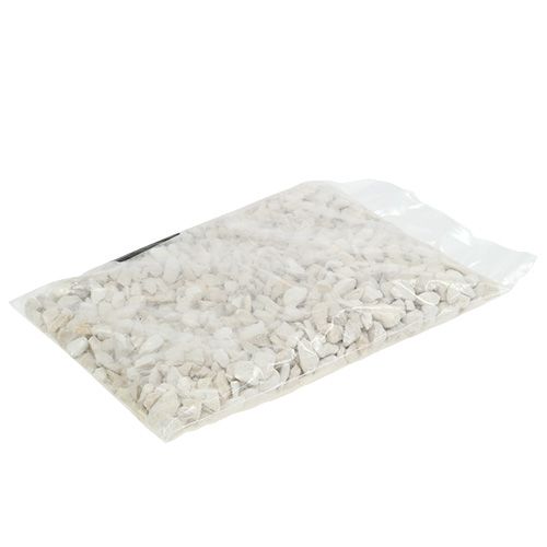 Floristik24 Dekoratyviniai akmenukai 9mm - 13mm 2kg kremas