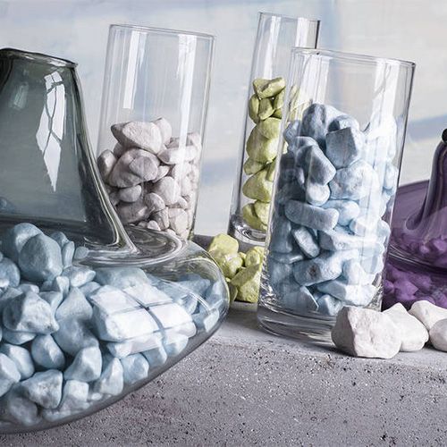 daiktų Dekoratyviniai akmenukai 9mm - 13mm obelų žalia 2kg