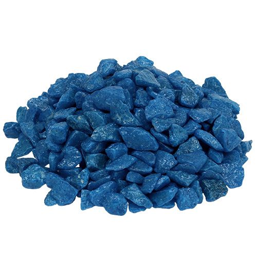 Dekoratyviniai akmenys 9mm - 13mm tamsiai mėlyni 2kg