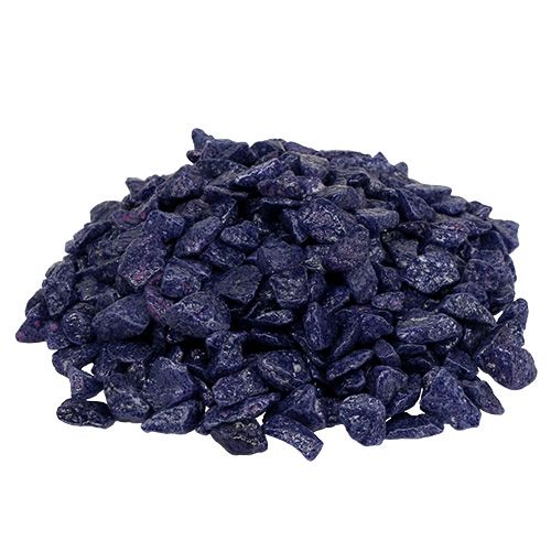 Dekoratyviniai akmenys 9mm - 13mm violetiniai 2kg