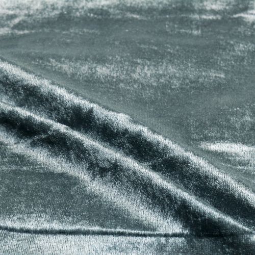Floristik24 Dekoratyvinis audinys Velvet Antracitas 140cm x 300cm