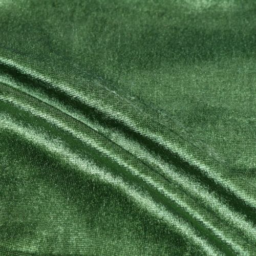 Floristik24 Dekoratyvinis audinys Velvet samanų žalias 140cm x 300cm
