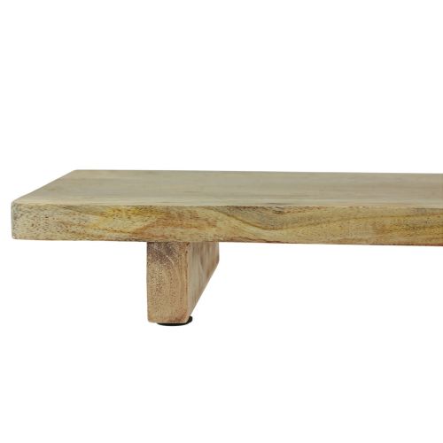Floristik24 Dekoratyvinis medinis padėklas su mango medžio pagrindu 80x6x27,5cm