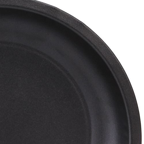 daiktų Dekoratyvinė plokštelė apvali metalinė juodos spalvos Ø23cm H2,5cm 5vnt