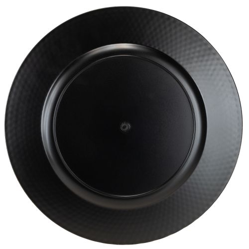 daiktų Dekoratyvinė lėkštė apvali plastikinė dekoratyvinė lėkštė sidabrinė Ø33cm