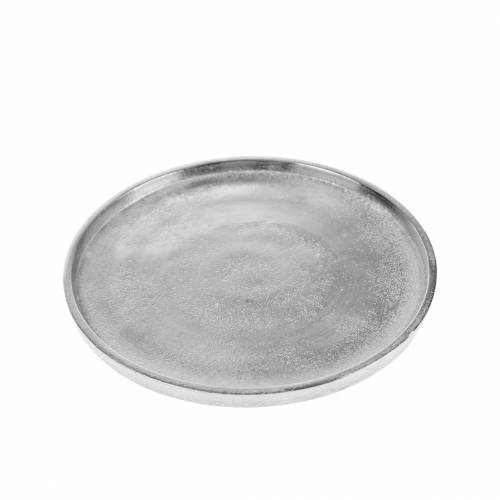 Floristik24 Dekoratyvinis molis Ø20cm sidabrinis