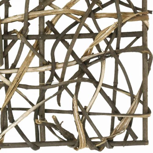 Floristik24 Deco sieninio vynmedžio įkišamoji pagalba pintos vynmedžių šakos gamta 40×40cm