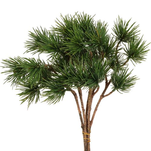 Dekoratyvinės pušies šakos dirbtinės pušies šakos žalios 28 cm 6 vnt.