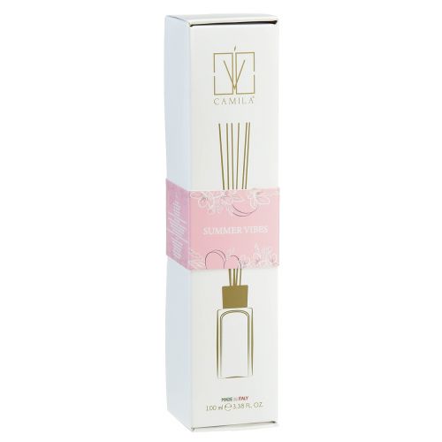 daiktų Kambario kvepalų stiklo buteliuko kvapų lazdelės Summer Vibes 100ml