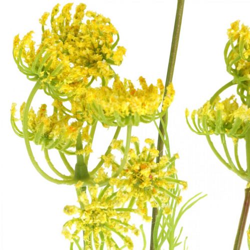 Floristik24 Geltonieji krapai Dirbtinės žolelės krapai papuošti L80cm