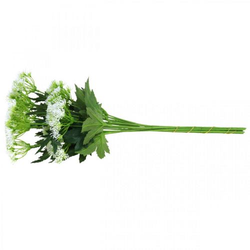 daiktų Žydintys krapai, dirbtinės žolelės, dekoratyvinis augalas žalias, baltas 49cm 9vnt