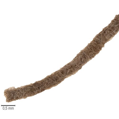 daiktų Ruda vilnonė virvelė, 55 m, dekoratyvinė virvelė floristikai ir rankdarbiams