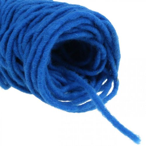 daiktų Wick siūlų veltinio virvelė su viela 30m mėlyna