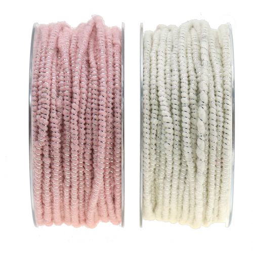 Wick glamour sidabrinis su viela 33m