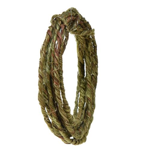 daiktų Viela Rustic Green juvelyriniai dirbiniai vielos amatų vielos kaimiškas 3-5mm 3m