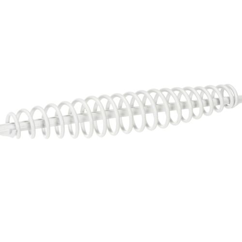 daiktų Vielinis krepšelis su rankena, balto metalo, Ø25/30/35 cm, 3 vnt. rinkinys