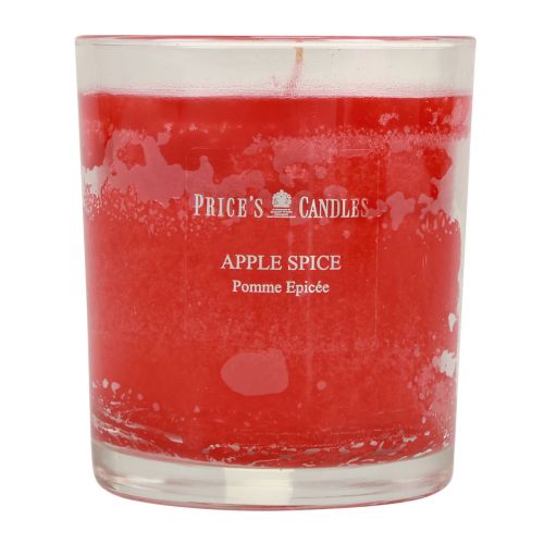 Kvapi žvakė stiklinėje kvapnioje žvakėje Christmas Apple Spice H8cm