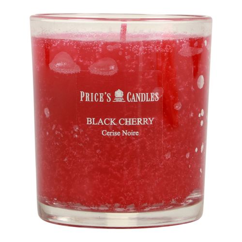 Kvapi žvakė stiklinėje Black Cherry žvakė vyšninė Ø7,5cm H8cm