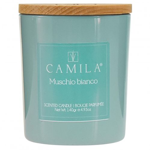 daiktų Kvapi žvakė stiklinėje Camila White Musk Ø7,5cm H8cm