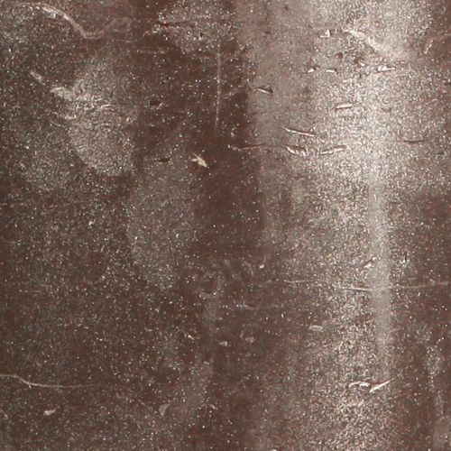 daiktų Vienspalvės žvakės rudos varinės metalinės 70×80mm 4 vnt