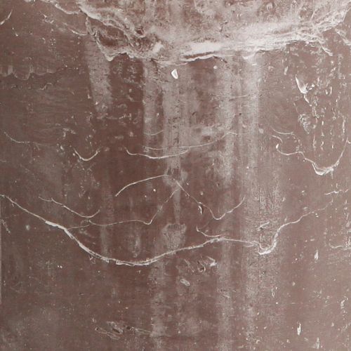 daiktų Vienspalvės žvakės rudos stulpinės žvakės 85×120mm 2 vnt