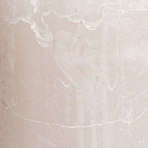daiktų Vienspalvės žvakės šviesiai pilkos stulpinės žvakės 70×120mm 4 vnt.