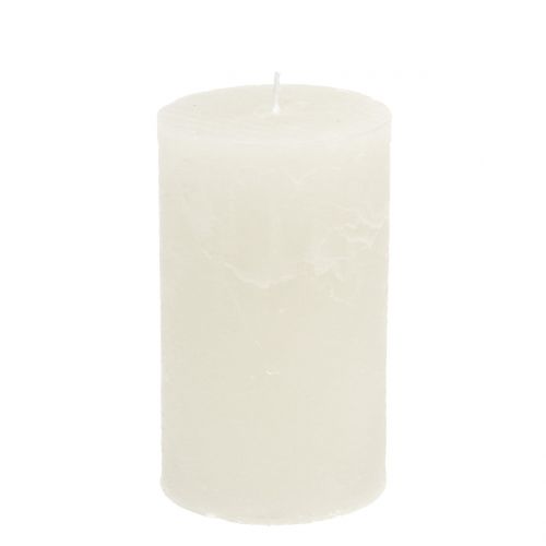 Vienspalvės žvakės baltos 85x150mm 2vnt