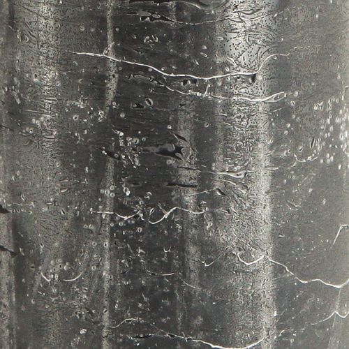daiktų Vienspalvės antracito stulpinės žvakės 85x200mm 2 vnt