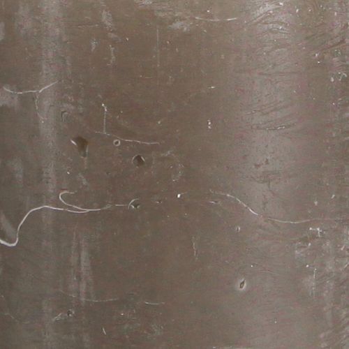 daiktų Vienspalvės stulpinės žvakės rudos žvakės 60x100mm 4 vnt