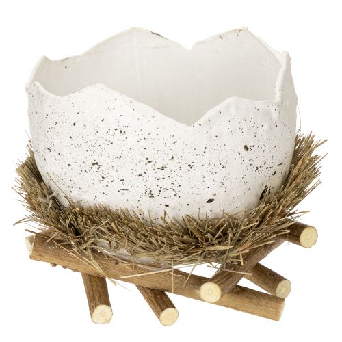 Floristik24 Velykų lizdelio formos dubenėlis pavasarinei dekoracijai 11 cm, 4 vnt.