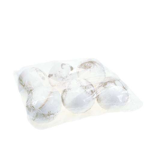 Floristik24 Kiaušinio vintažinis motyvas pakabinti 13cm 6vnt