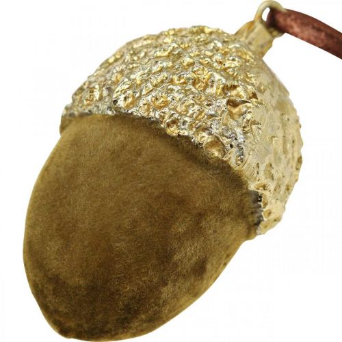 daiktų Gilės pakabinimui, Adventas, medžio puošmena, rudens puošmena H6,5cm Ø4cm 6 vnt.