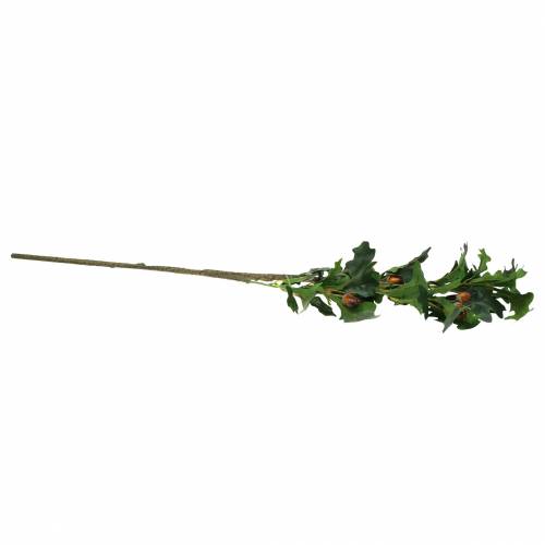 Floristik24 Dirbtinė ąžuolo lapų šakelė su gilėmis 90cm