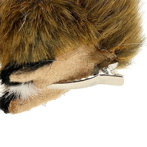Floristik24 Voverė ant segtuko 8cm įvairių spalvų 3vnt