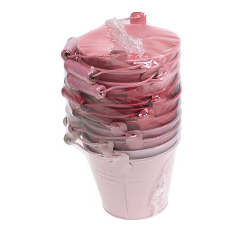Floristik24 Kibiras rožinis mišinys Ø10cm H8cm 10vnt