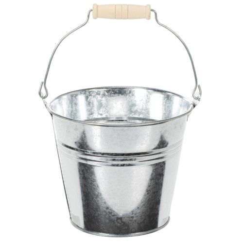 Kibirai Ø14cm A12cm 6 vnt. Cinko spalvos, blizgūs pirkti | Floristik24.lt