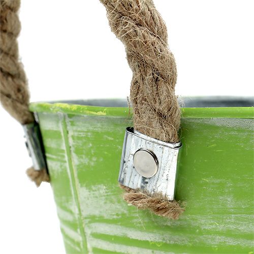Floristik24 Kibiras spyruoklinis žalias Ø25cm H24cm 2vnt