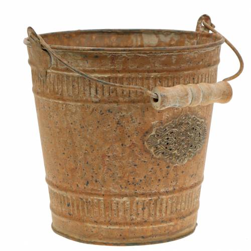Floristik24 Deco kibiras Shabby Chic Vintage Ø12,5cm H12cm