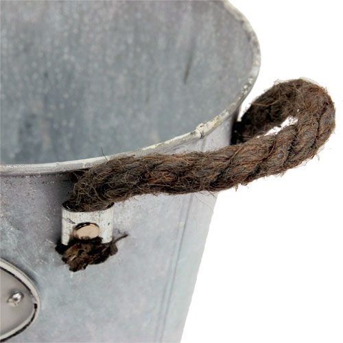 Floristik24 Sodinimo kibiras pilkas Ø21cm H19cm